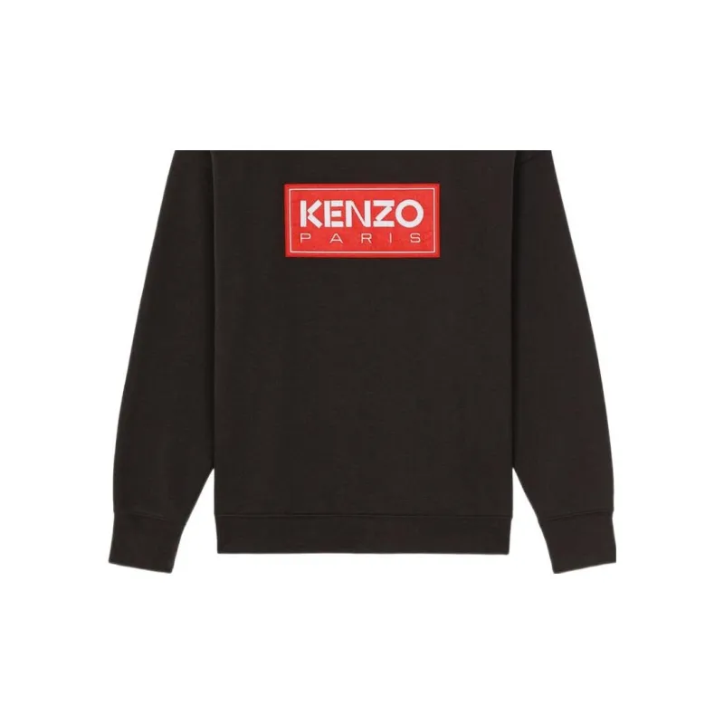 KENZO Logo Patch Drop-Shoulder Sweatshirt-6