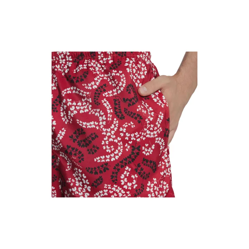 Lanvin Leaf print Swim Shorts-5