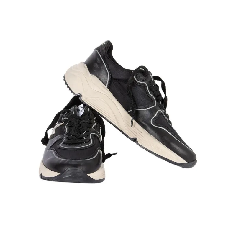 Golden Goose Running Sole Low Top Casual Shoes Women's Black-4
