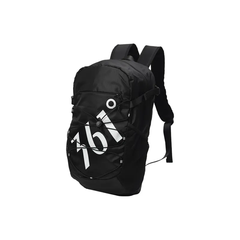 361° Fabric Backpack Large Size Unisex Black-1