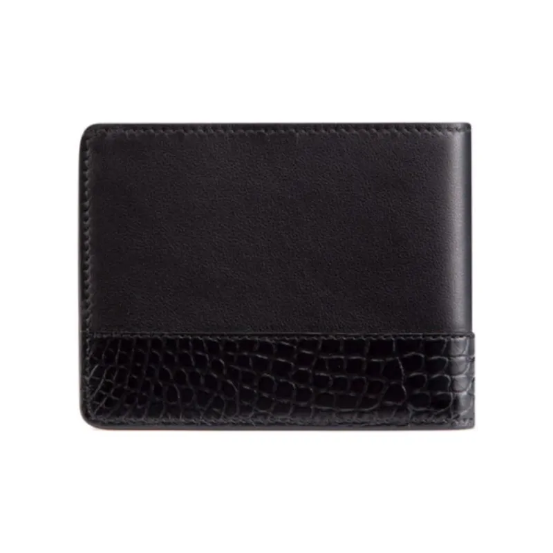 STEFANO RICCI Calfskin Wallet Men's Black-2