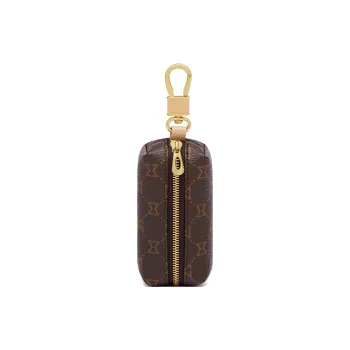 MashaLanti PVC Key Pouch Small Size Women's Dark Brown/Coffee