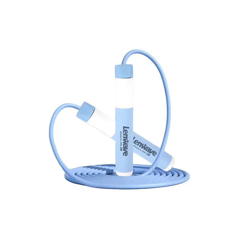 LENWAVE Casual Entertainment Non Countable Jump Ropes Adults Handle Material Silicone, Rope Material Steel Wire 2m-0