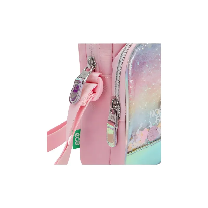 THE NORTH FACE Nylon Shoulder Bag, Crossbody Bag Trumpets Women's Light Pink-3