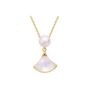 ZHENZHUAOMI Freshwater Pearl Necklaces Women's