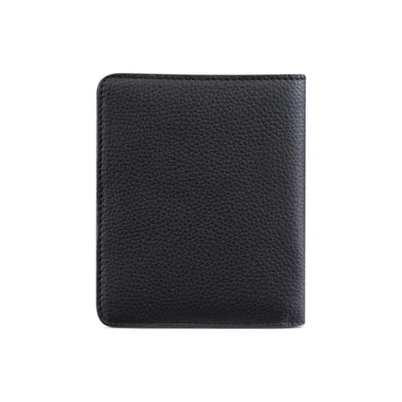STEFANO RICCI Calfskin Leather Wallet Men's Black-2
