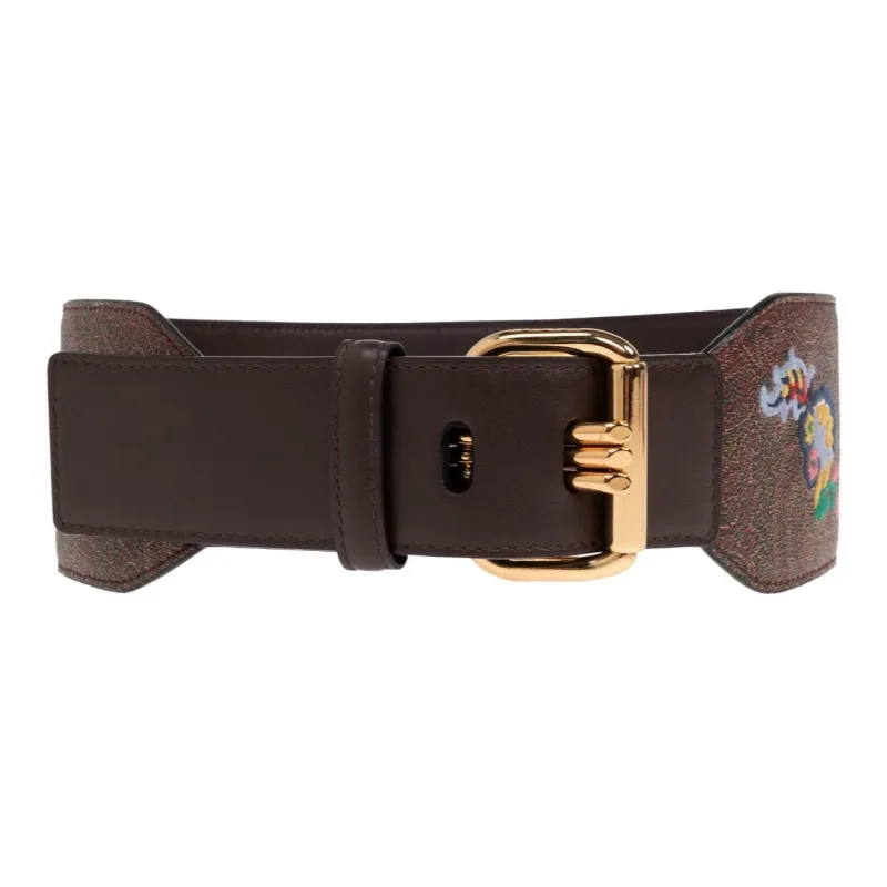 ETRO Leather Belts Women's Brown -1