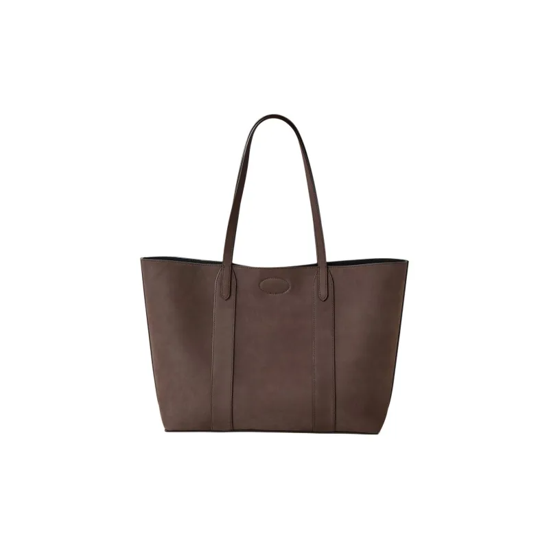 Mulberry Bayswater Calfskin Tote Bag Shopping Bag Shoulder Bags Women's Ebony-2