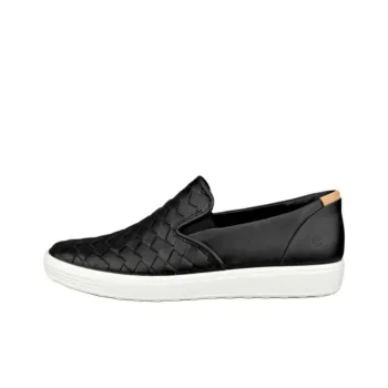 Ecco Soft 7 Casual Single Shoes Women's Black