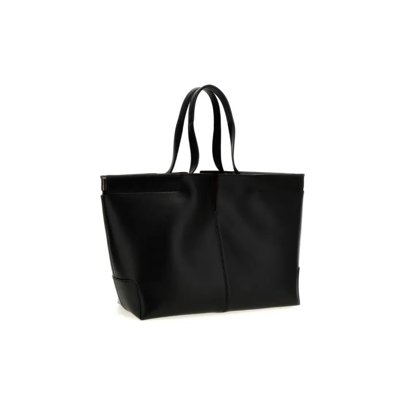 TOD'S Logo Debossed Medium Tote Bag-2