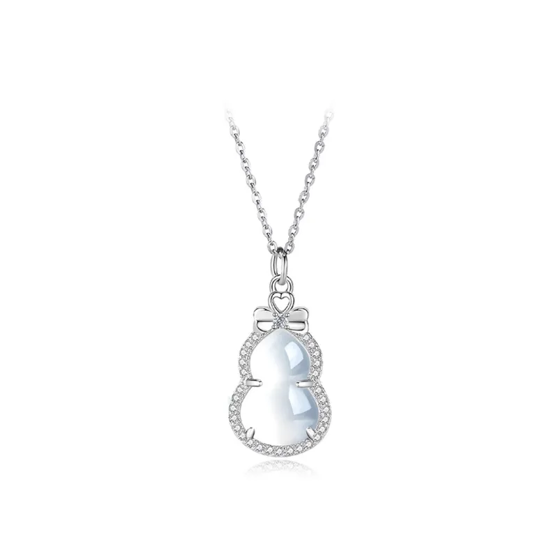 Bermuda Eyes Chalcedony Gift Box Set, Necklace Women's-0