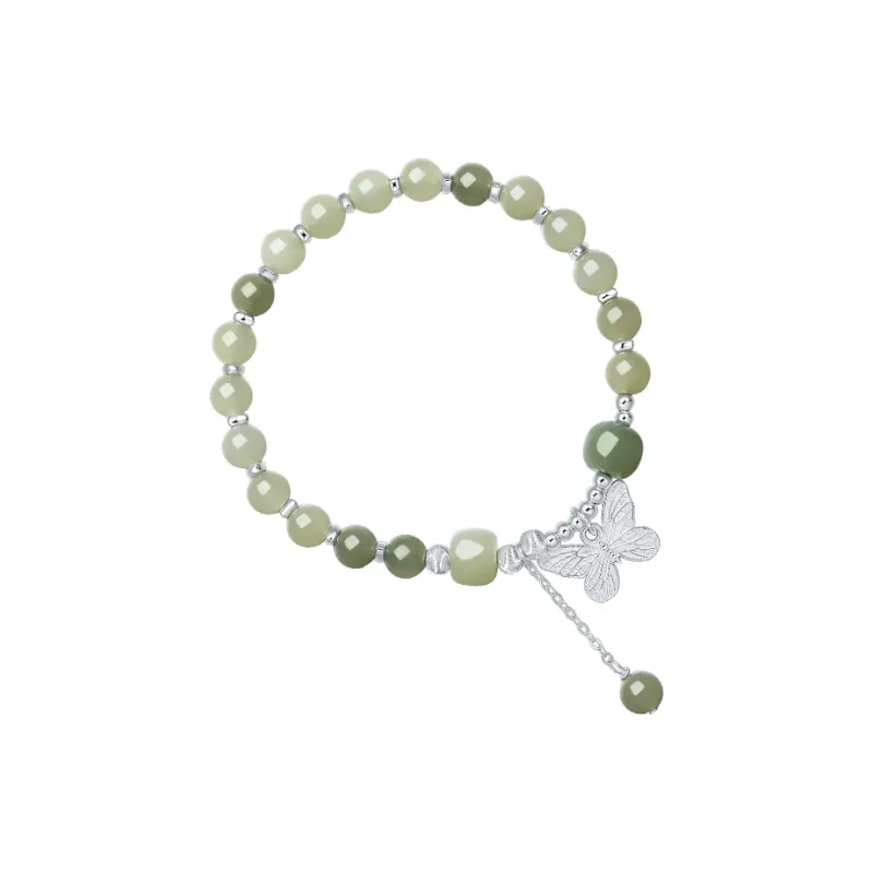 ZHOU LIU FU Hetian Jade Bracelets Green Jade Women's-2