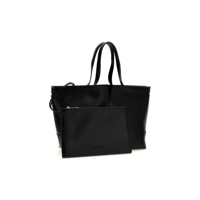 TOD'S Logo Debossed Medium Tote Bag-1