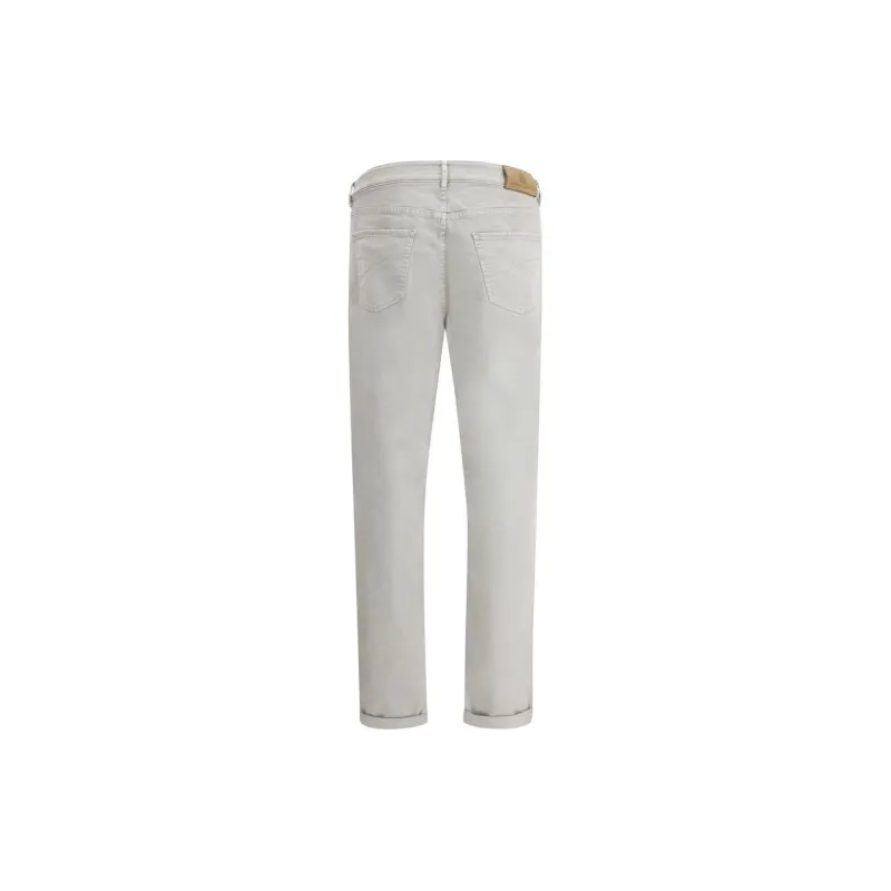 Brunello Cucinelli Logo Patch Straight Leg Jeans-1