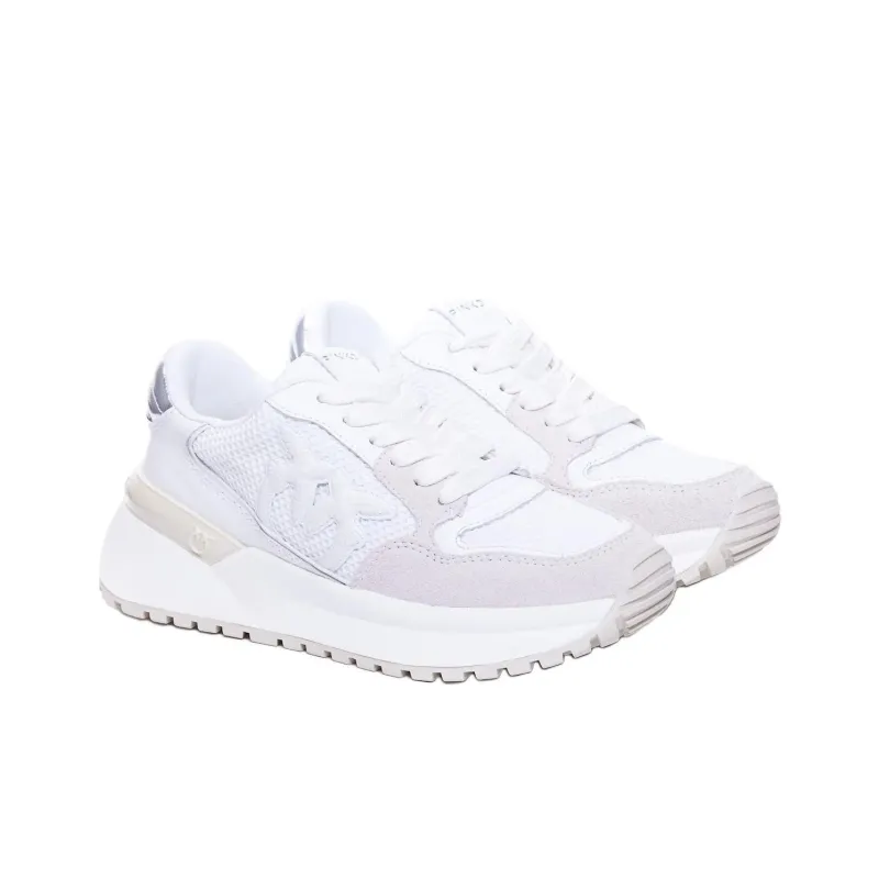 PINKO Gem Low Top Casual Shoes Women's White-1