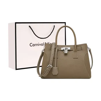 Carnival Keep Cow Leather Shoulder Bag Crossbody Bag Handbags Medium Size Women's Multicolor