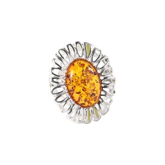 S&A Amber Beeswax Rings Women's-5