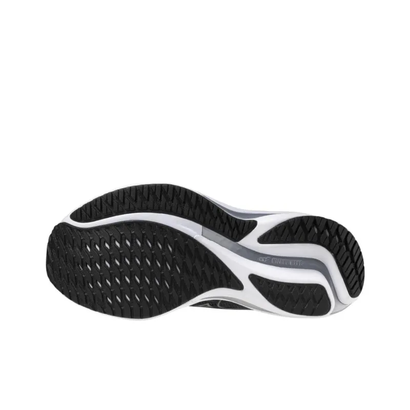 Mizuno Women's Wave Rider 28 Super Wide 'Black Silver' Women's-4