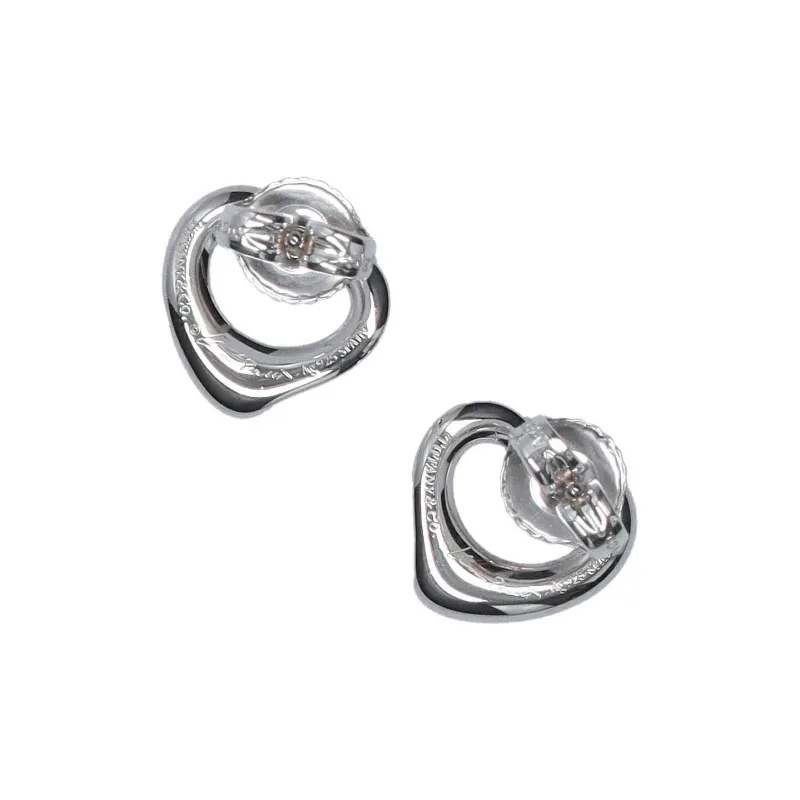 TIFFANY & CO. 925 Sterling Silver Earrings Unisex Silver-2