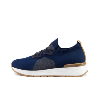 STEFANO RICCI Low-Top Casual Shoes Men's Blue Gray