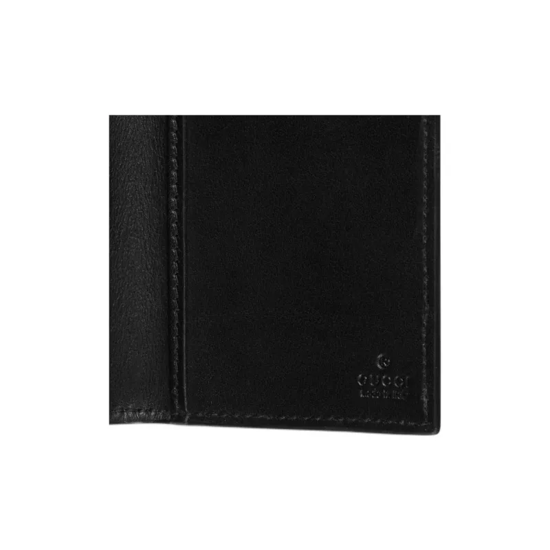 GUCCI GG Emblem Coated Fabrics Card Holder Men's Black-4