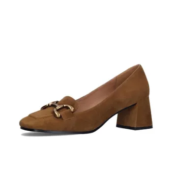 BIBI LOU Chunky Heel High Heels 6cm Women's Brown