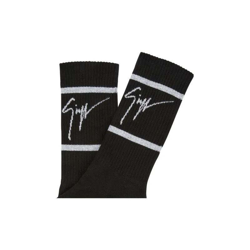Giuseppe Zanotti Intarsia logo Ankle Socks-1