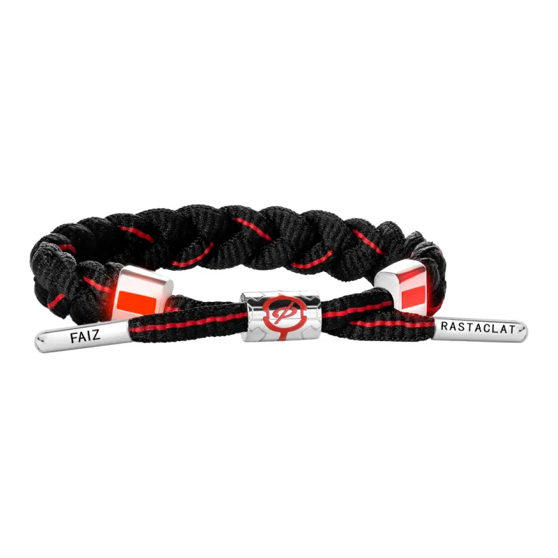 Rastaclat Polyester Small Lion Woven Bracelet Unisex-12