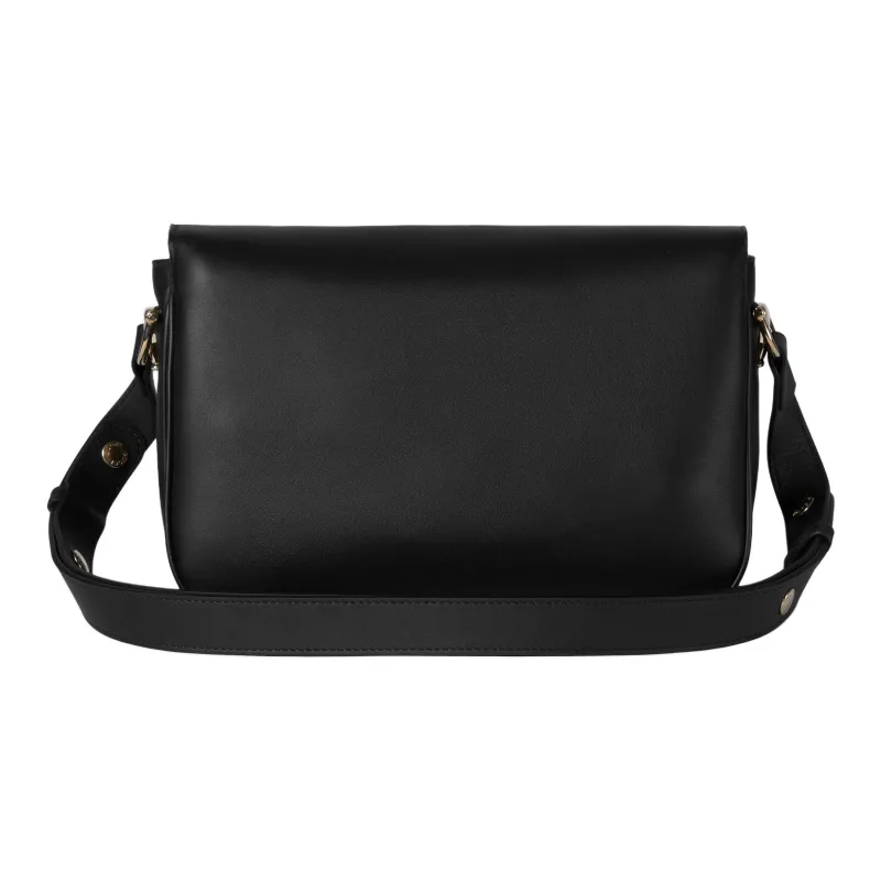 GUCCI Horsebit 1955 Leather Shoulder Bag Trumpets Women's Black-3