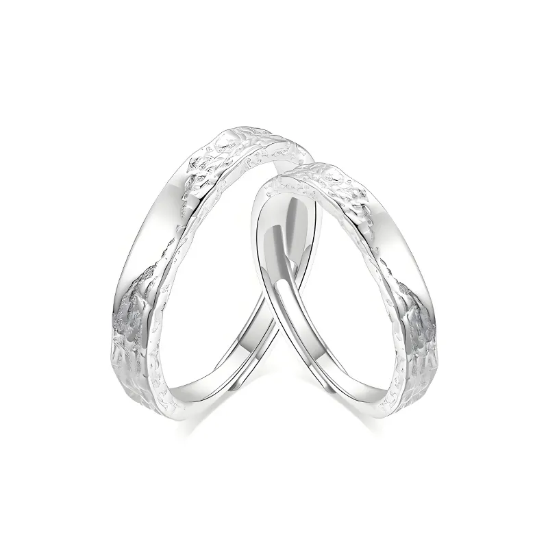 LUCA Sterling Silver Rings Unisex Anniversary Box, Sweet Love Confession #Gift-0
