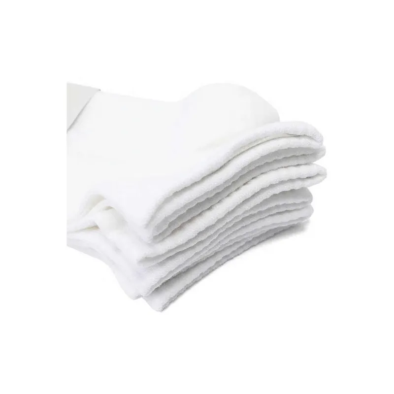 Adidas Ankle Socks Unisex 9 Double Loads White-1