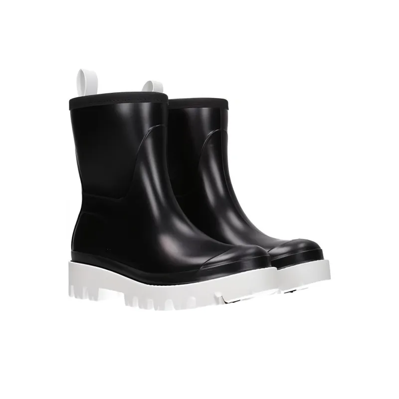 PERNILLE TEISBAEK x GIA BORGHINI Ankle Boots Women's Black-2