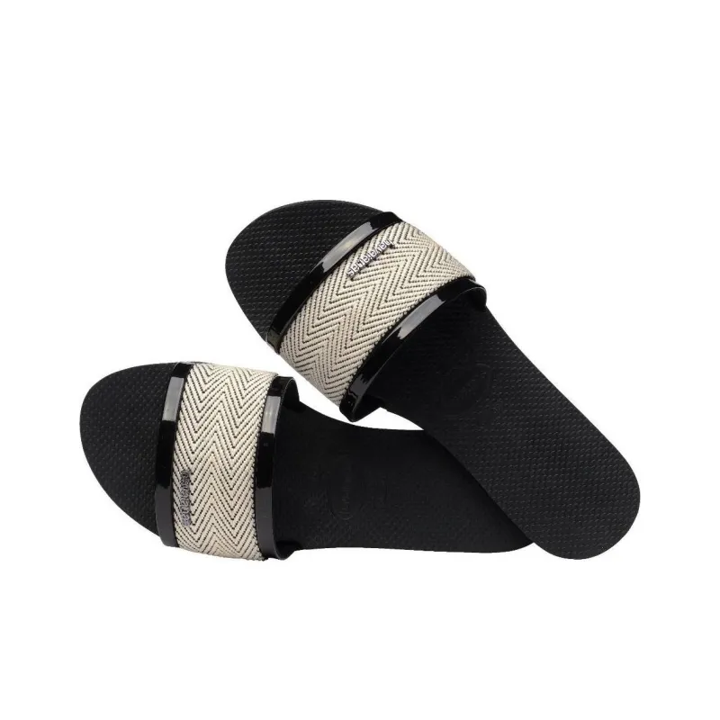 Havaianas Slide Slippers Women's Black-1