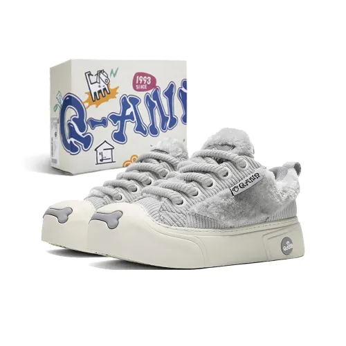 Q AND Warm Height Increasing Low Top Skateboard Shoes Unisex