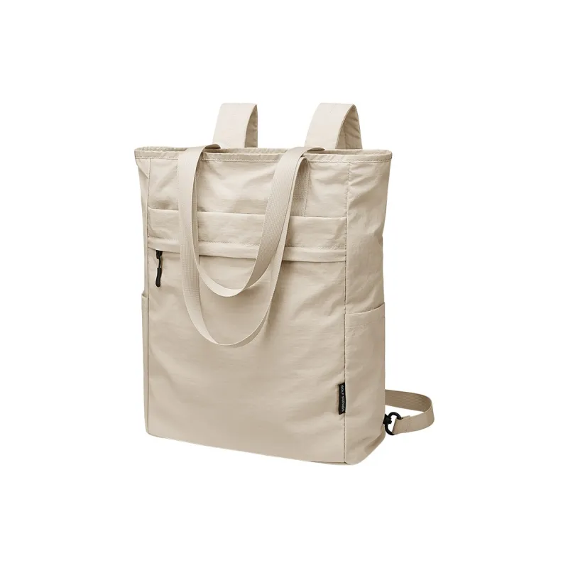 GOLF Fabric Backpack Large Size Women's Apricot/Elegant Black-1
