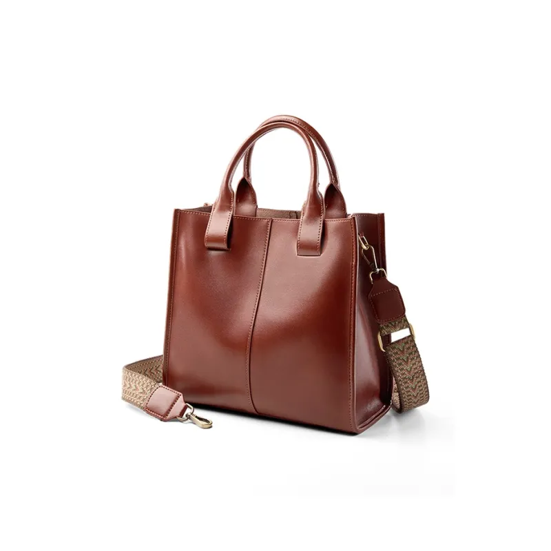 Carnival Keep Cow Leather Handbags Shoulder Bag Crossbody Bag Medium Size Women's Multicolor-7