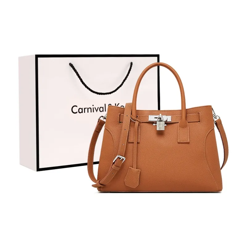 Carnival Keep Cow Leather Shoulder Bag, Crossbody Bag, Handbag Medium Size Women's Multicolor-11