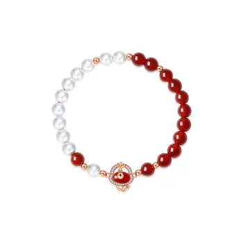 SHENGYALUO Agate Bracelets Women's