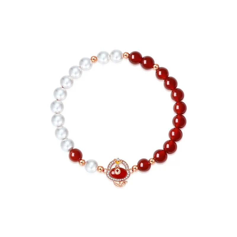 SHENGYALUO Agate Bracelets Women's-0