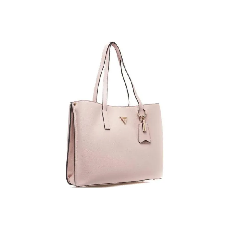 GUESS PU Tote Bag Shopping Bag Shoulder Bags Women's Pink-1