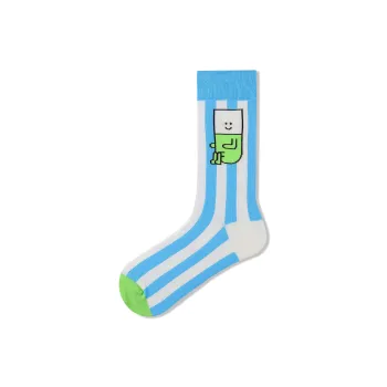 Montecto&Capsule Mid Calf Socks Unisex Sky Blue