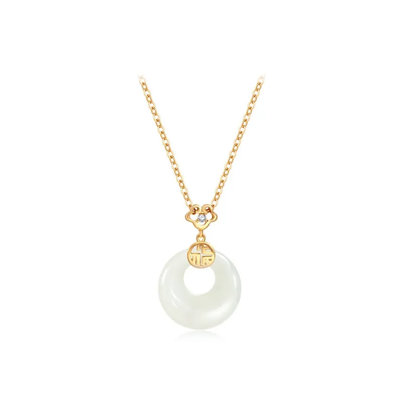 Bermuda Eyes Chalcedony Necklaces Women's-3