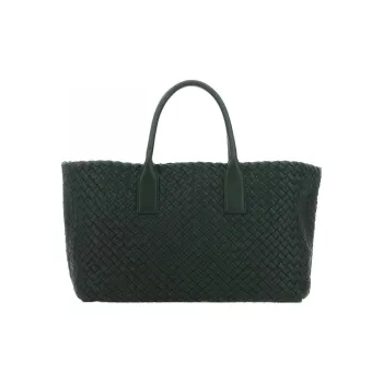 Bottega Veneta Sheepskin Tote Bag, Shopping Bag, Handbag, Shoulder Bag Women's Green
