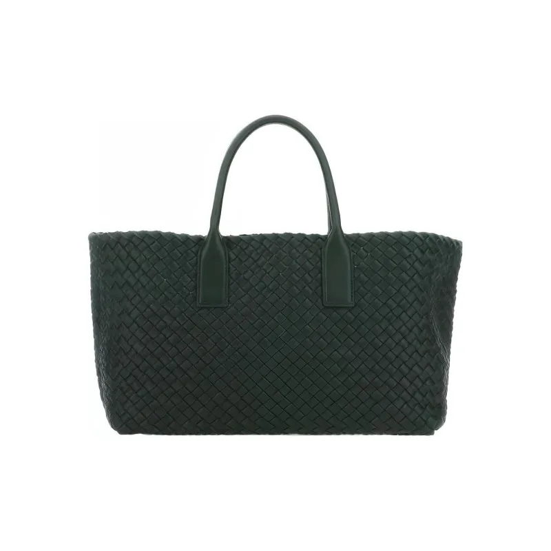 Bottega Veneta Sheepskin Tote Bag, Shopping Bag, Handbag, Shoulder Bag Women's Green-0