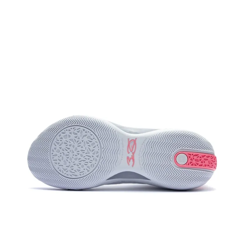 LiNing Shadow 3 Anti Slip And Wear Resistant Lightweight Low Top Basketball Shoes Men's White-3