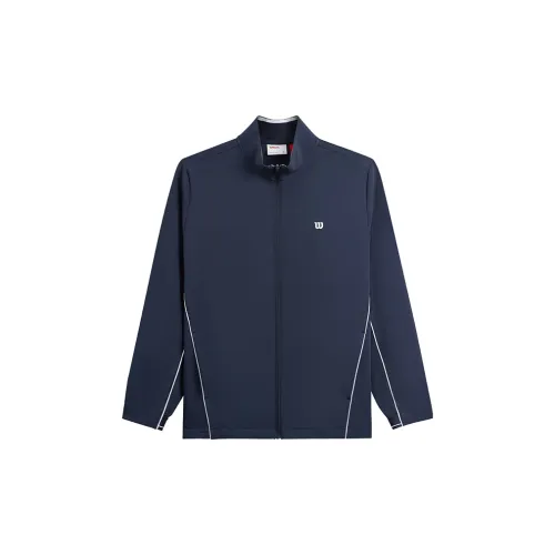 Wilson DEPTH SHOT Velvet feel Coat Men's Marine Blue