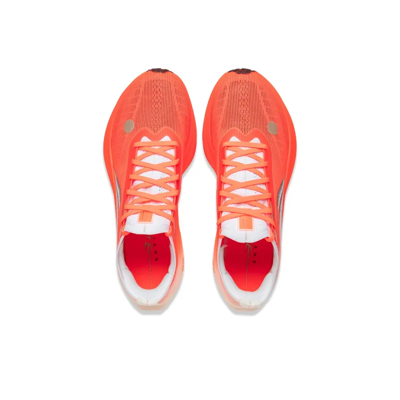 LiNing Flyco 5 ELITE Cushioned Slip Resistant Rebound Low Top Carbon Plate Running Shoes Unisex Red-3