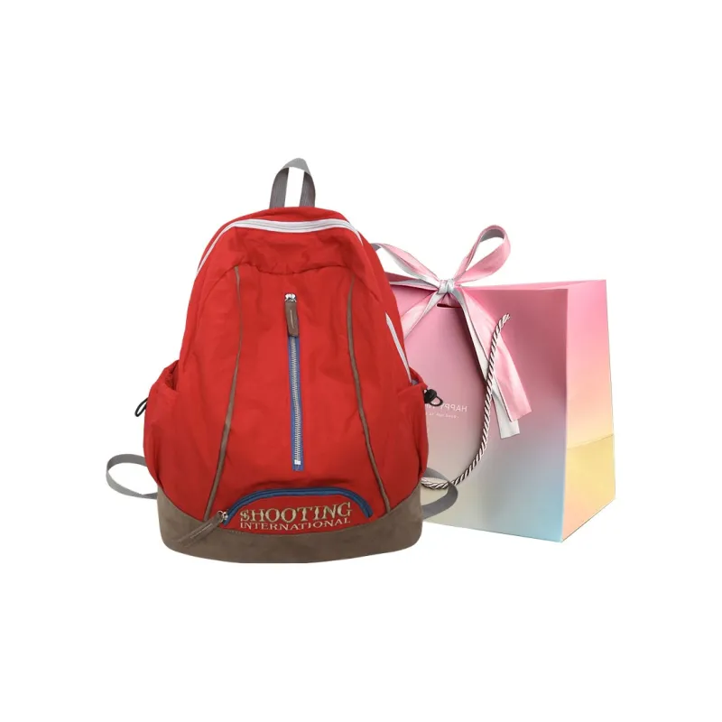 Aini Rabbit Nylon Backpack Regular Unisex Black/Green/Pink/Red/Gray-12