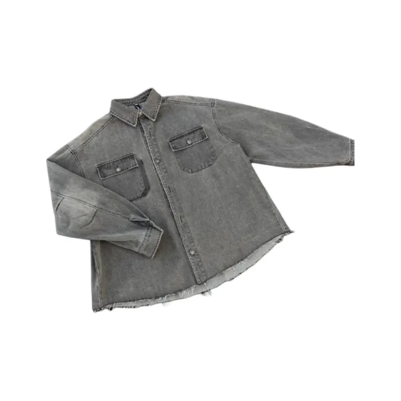 PEDLOR Denim Jacket Unisex Washed Black-2