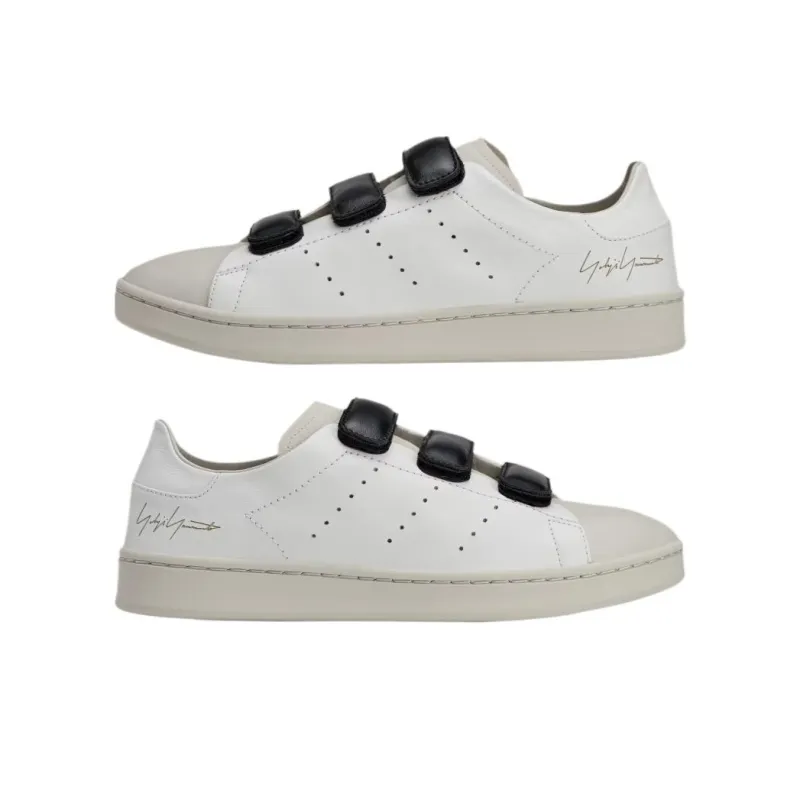 Y 3 Stan Smith Adidas Hook & Loop 'Talc Black'-3